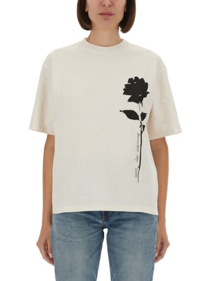Golden Goose Deluxe Brand "JOURNEY" T-SHIRT WITH PRINT