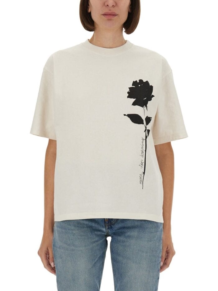 Golden Goose Deluxe Brand "JOURNEY" T-SHIRT WITH PRINT