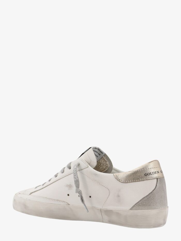 Golden Goose Deluxe Brand Leather Sneakers With Back Laminated Patch