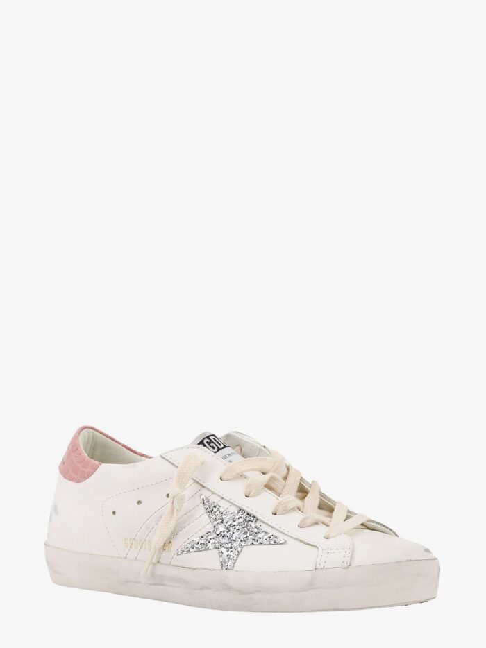 Golden Goose Deluxe Brand Leather Sneakers With Iconic Glitter Star