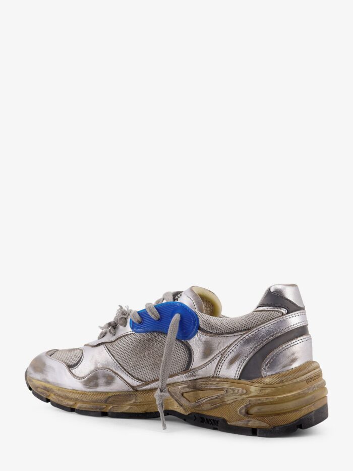 Golden Goose Deluxe Brand Mesh And Leather Sneakers With Side Logo