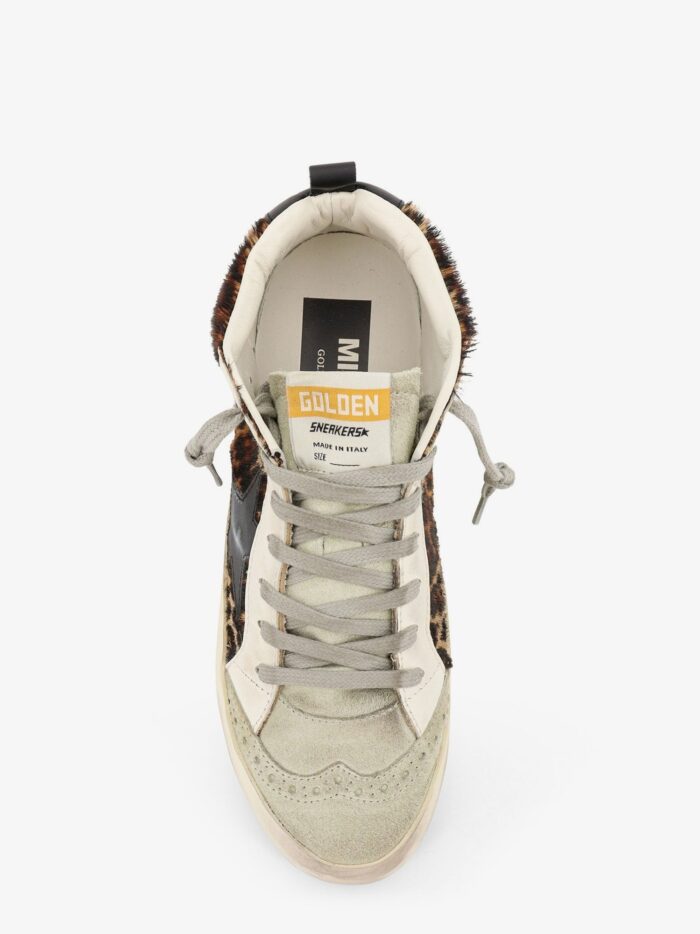 Golden Goose Deluxe Brand Mid Star Classic High-top Ponyskin Sneakers