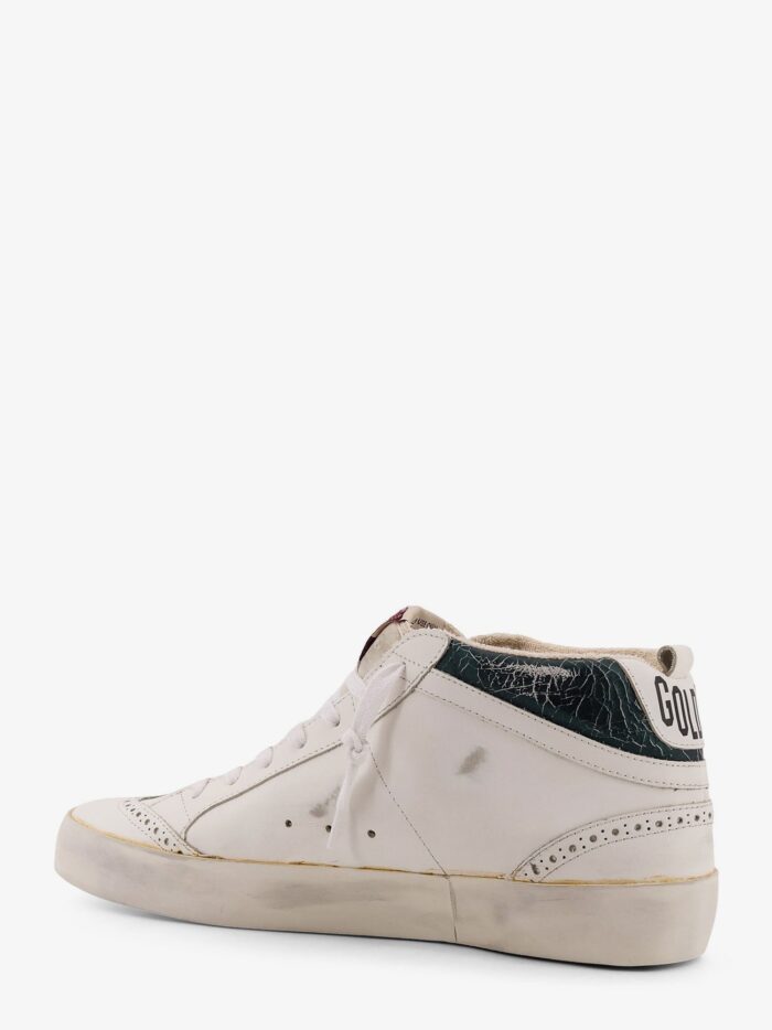 Golden Goose Deluxe Brand Mid Star Double Quarter High-top Leather Sneakers