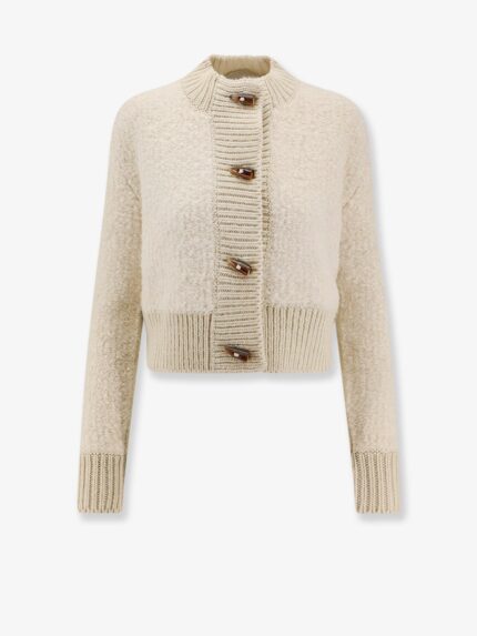 Golden Goose Deluxe Brand Oxa Bouclé Wool Blend Cardigan