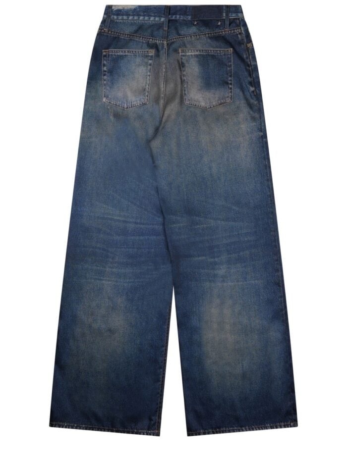 Golden Goose Deluxe Brand PANTALONE CON STAMPA JEANS