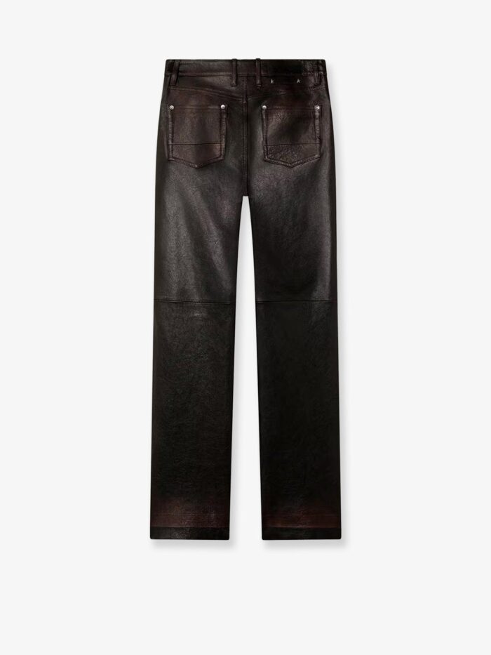 Golden Goose Deluxe Brand Peg Leather Trousers