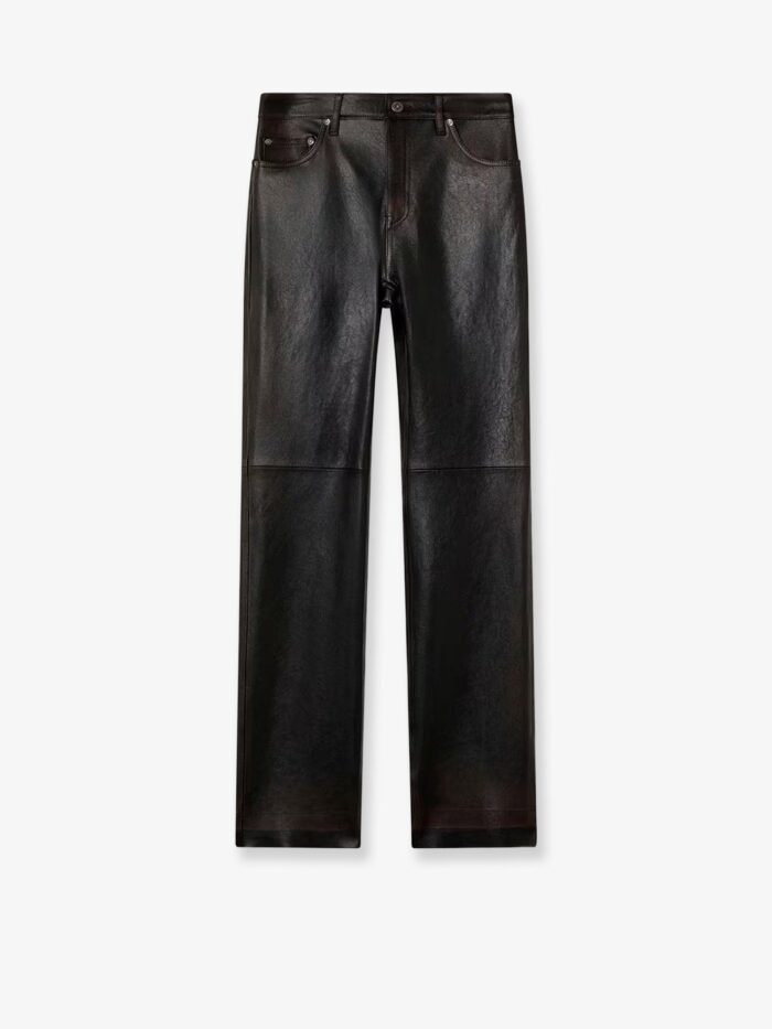 Golden Goose Deluxe Brand Peg Leather Trousers
