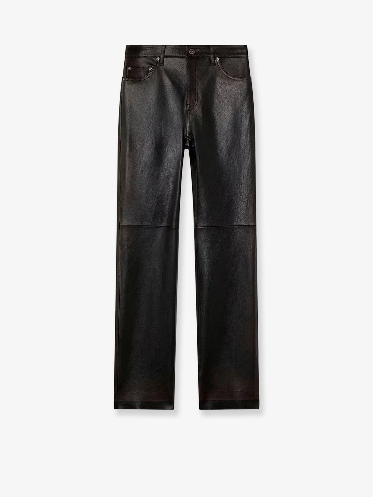 Golden Goose Deluxe Brand Peg Leather Trousers