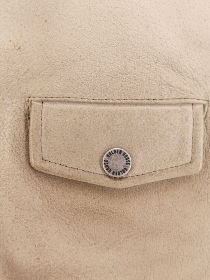 Golden Goose Deluxe Brand Phoebe Over Leather Jacket