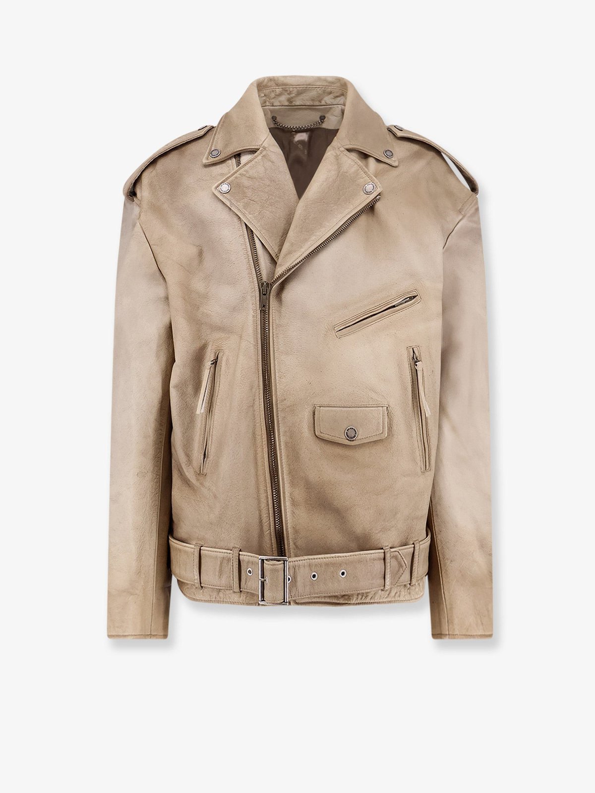 Golden Goose Deluxe Brand Phoebe Over Leather Jacket