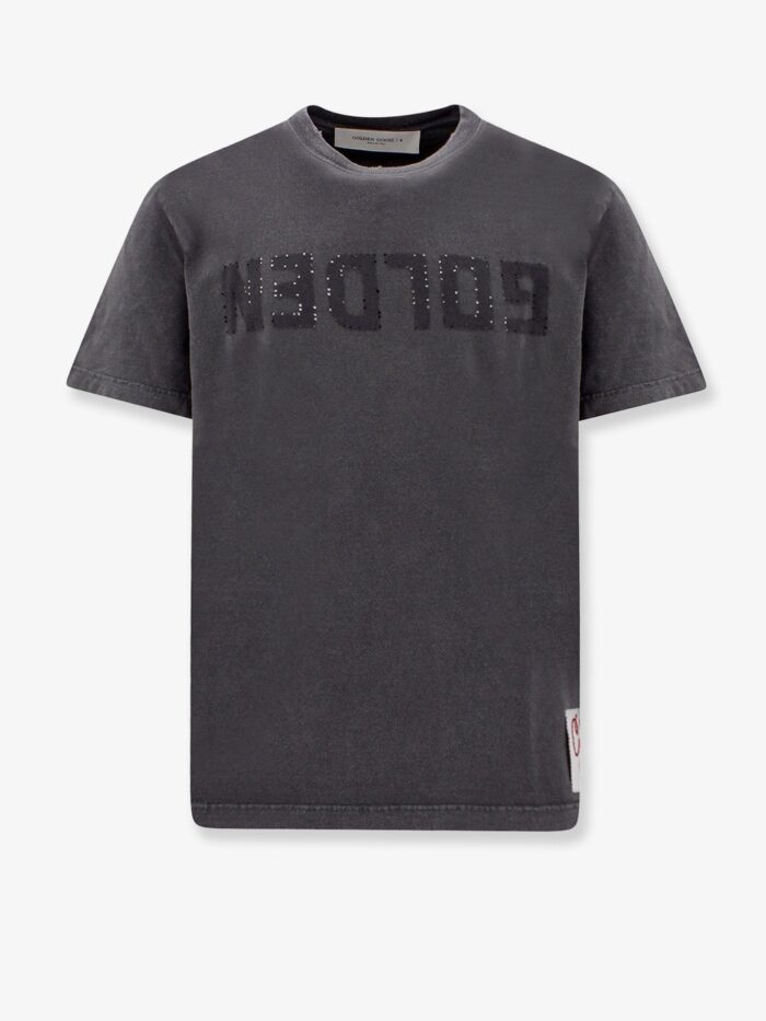 Golden Goose Deluxe Brand Regular Distressed Cotton T-shirt