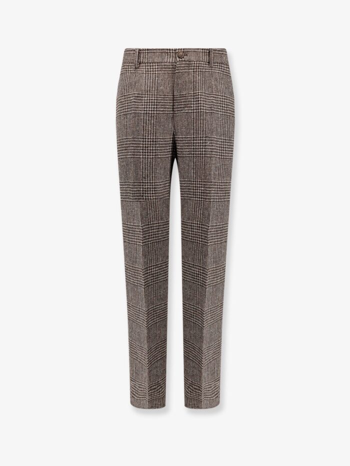 Golden Goose Deluxe Brand Relax Staright Prince Of Wales Trouser