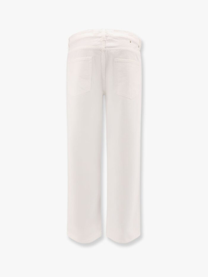 Golden Goose Deluxe Brand Skate White Denim Trouser