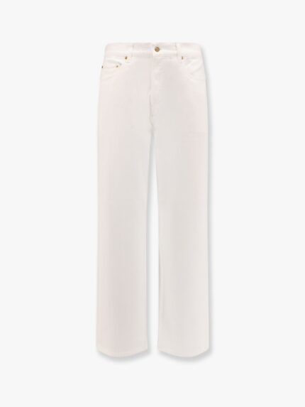 Golden Goose Deluxe Brand Skate White Denim Trouser