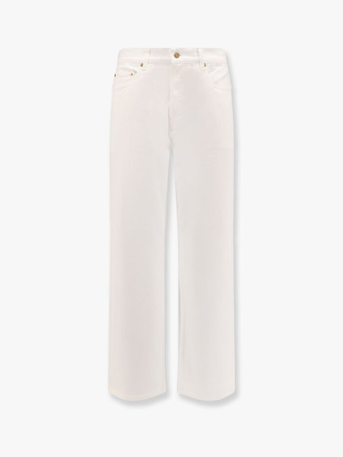 Golden Goose Deluxe Brand Skate White Denim Trouser