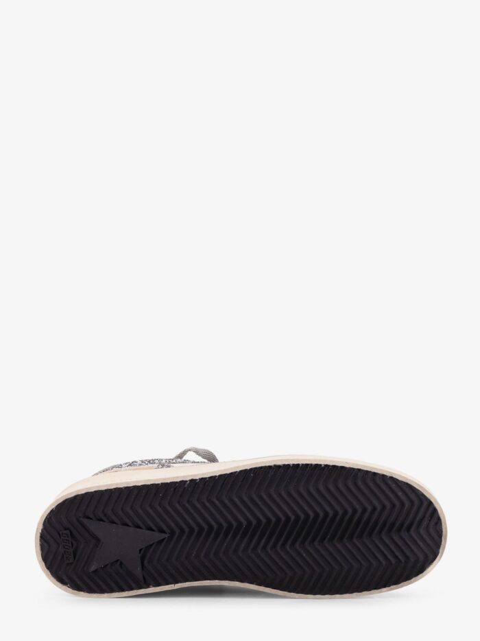 Golden Goose Deluxe Brand Stardan Low-top Leather Sneakers With Glitter Profiles