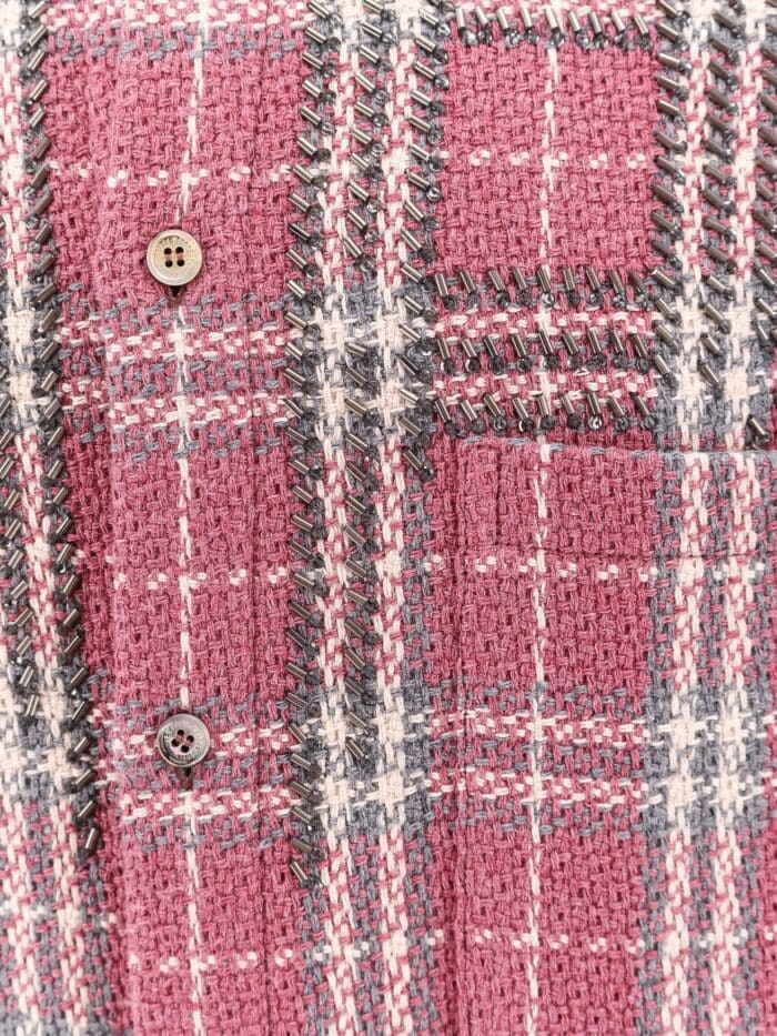 Golden Goose Deluxe Brand Strong Check Cotton Shirt With Metal Details