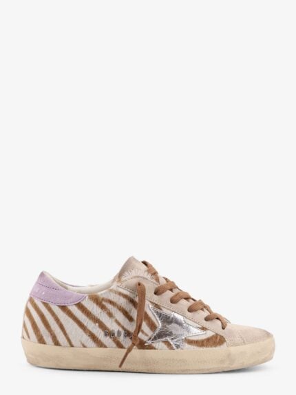 Golden Goose Deluxe Brand Super-Star Classic With List Low-top Leather Sneakers With Used Effect