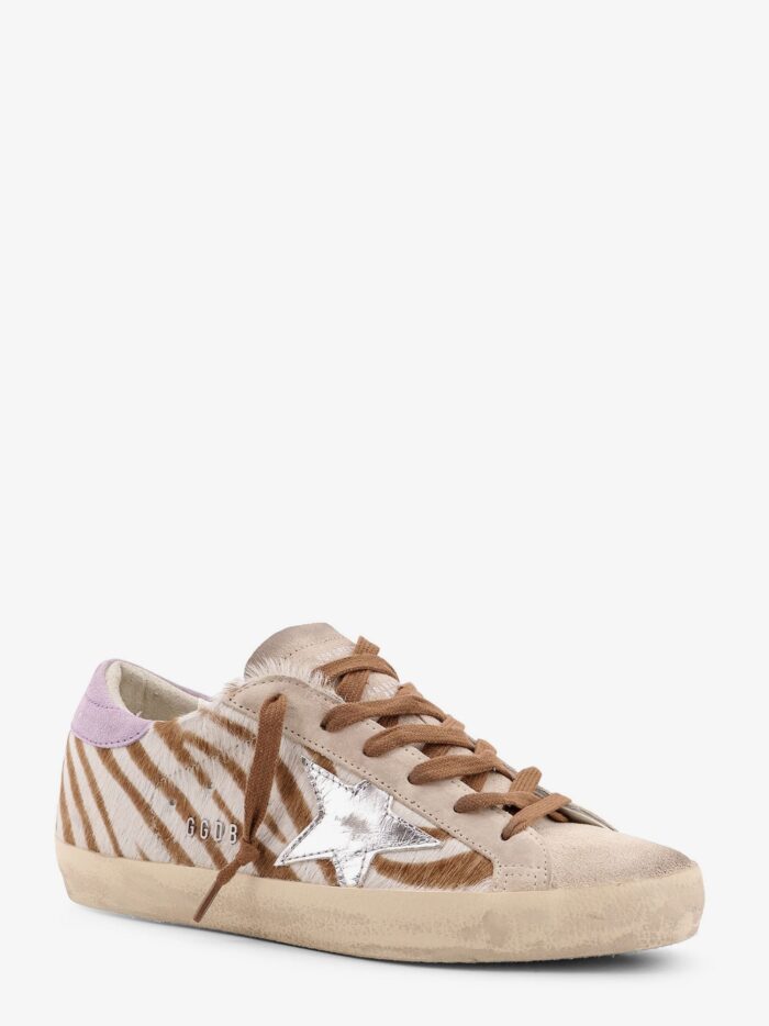 Golden Goose Deluxe Brand Super-Star Classic With List Low-top Leather Sneakers With Used Effect