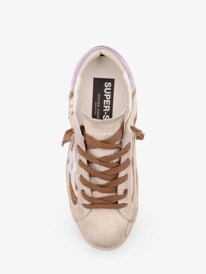 Golden Goose Deluxe Brand Super-Star Classic With List Low-top Leather Sneakers With Used Effect