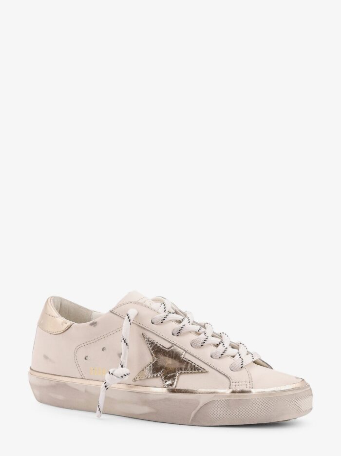 Golden Goose Deluxe Brand Super-Star Classic With List Low-top Leather Sneakers With Used Effect