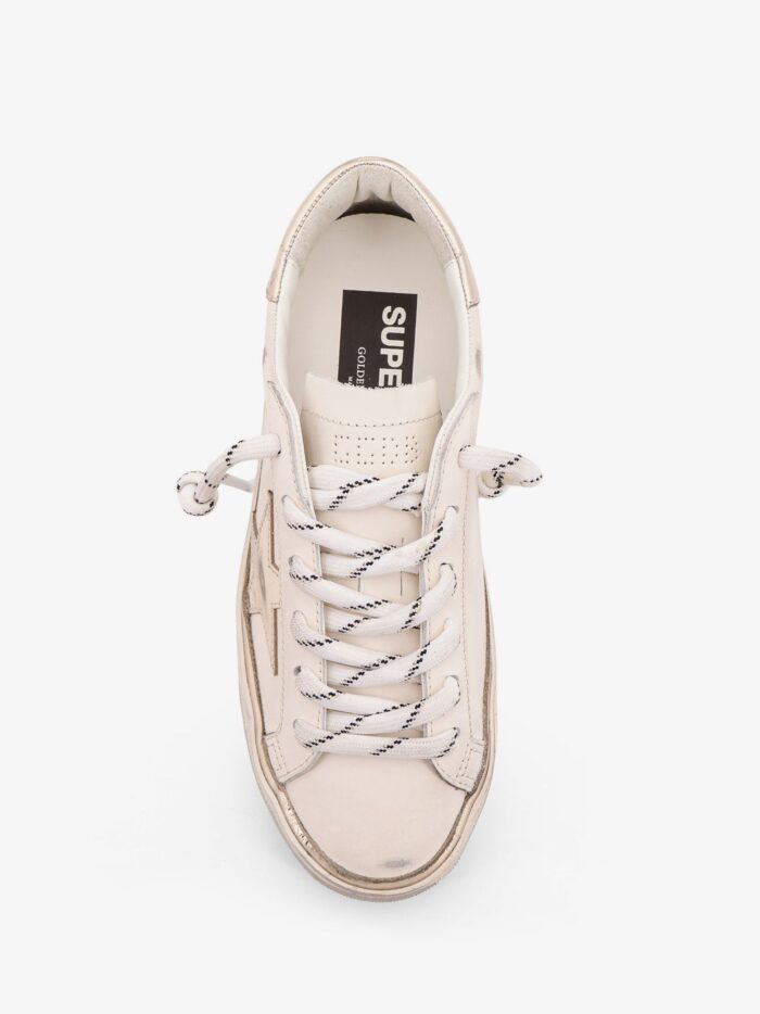 Golden Goose Deluxe Brand Super-Star Classic With List Low-top Leather Sneakers With Used Effect