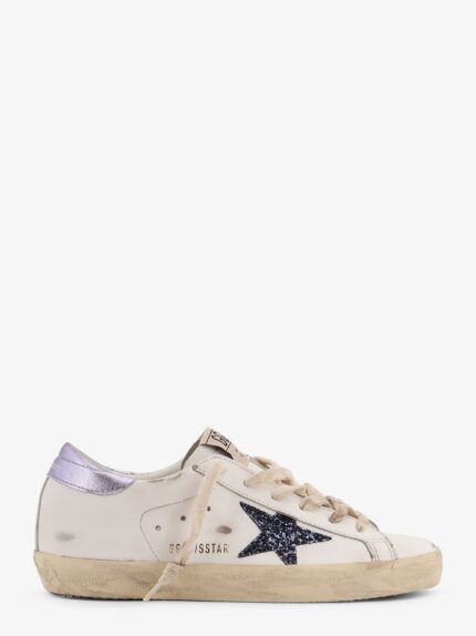 Golden Goose Deluxe Brand Super-star Classic With List Low-top Sneakers With Suede Inserts