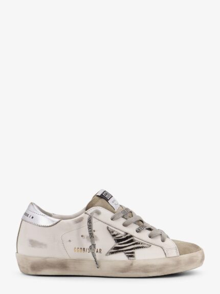 Golden Goose Deluxe Brand Super-star Classic With List Low-top Sneakers With Suede Inserts