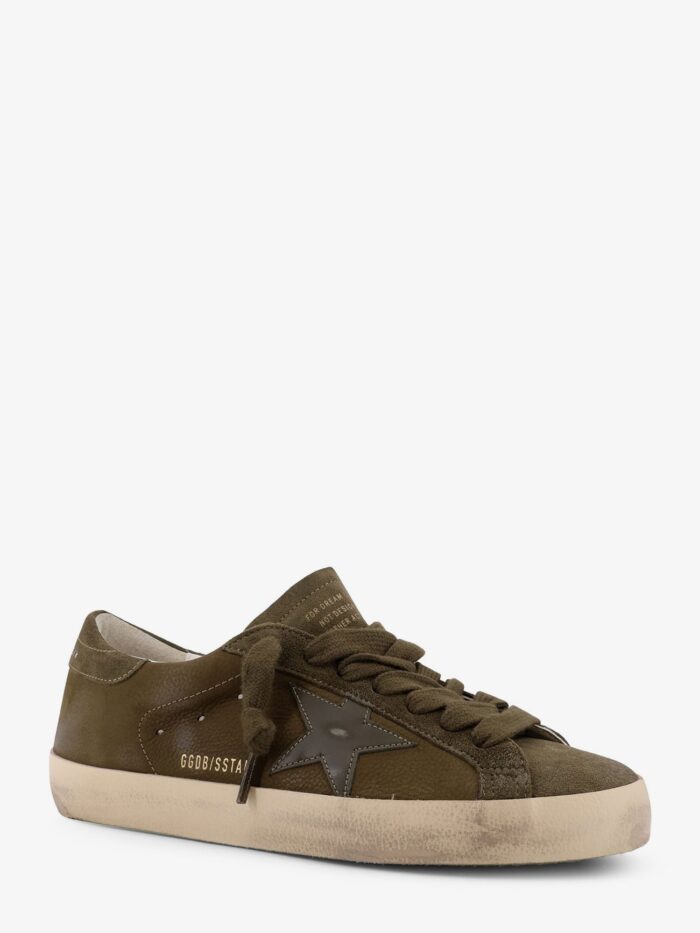 Golden Goose Deluxe Brand Super Star Classic With List Suede And Leather Sneakers