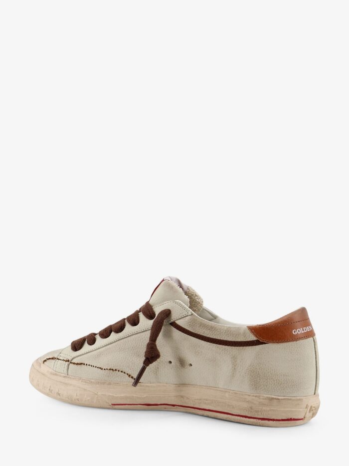 Golden Goose Deluxe Brand Super Star Leather Sneakers With Logo On The Side