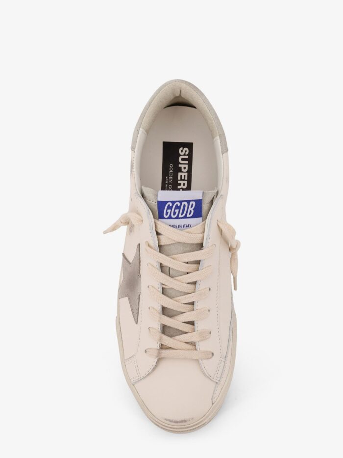 Golden Goose Deluxe Brand Super Star Leather Sneakers With Side Logo