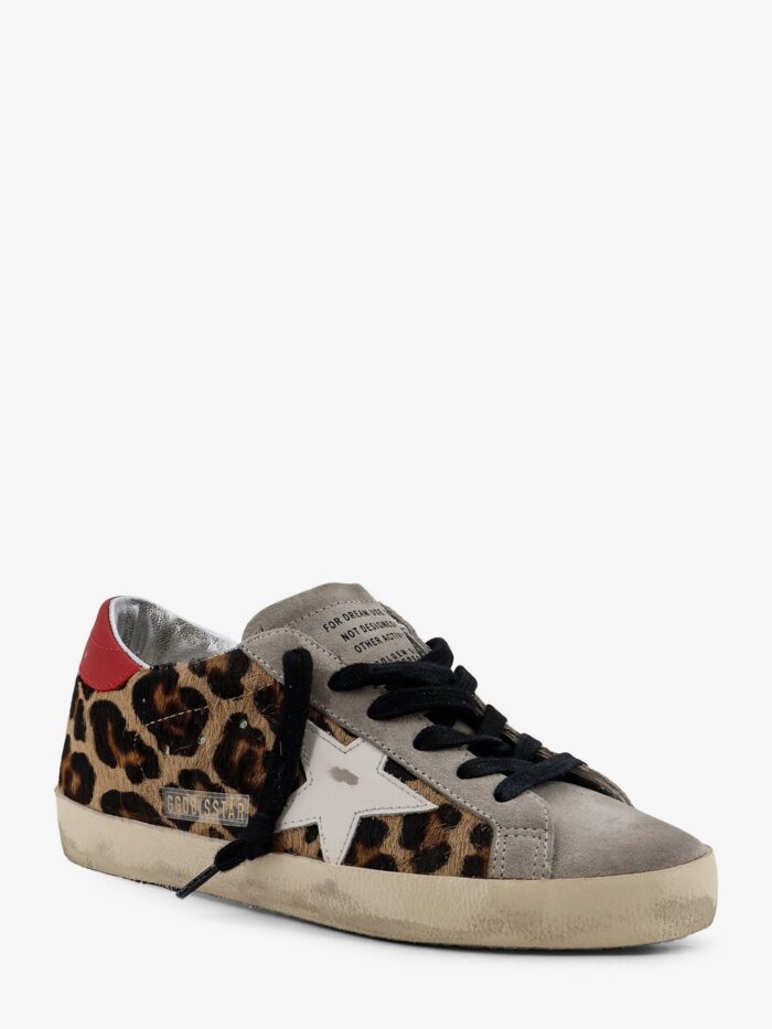 Golden Goose Deluxe Brand Super Star Sneaker With Animal Print