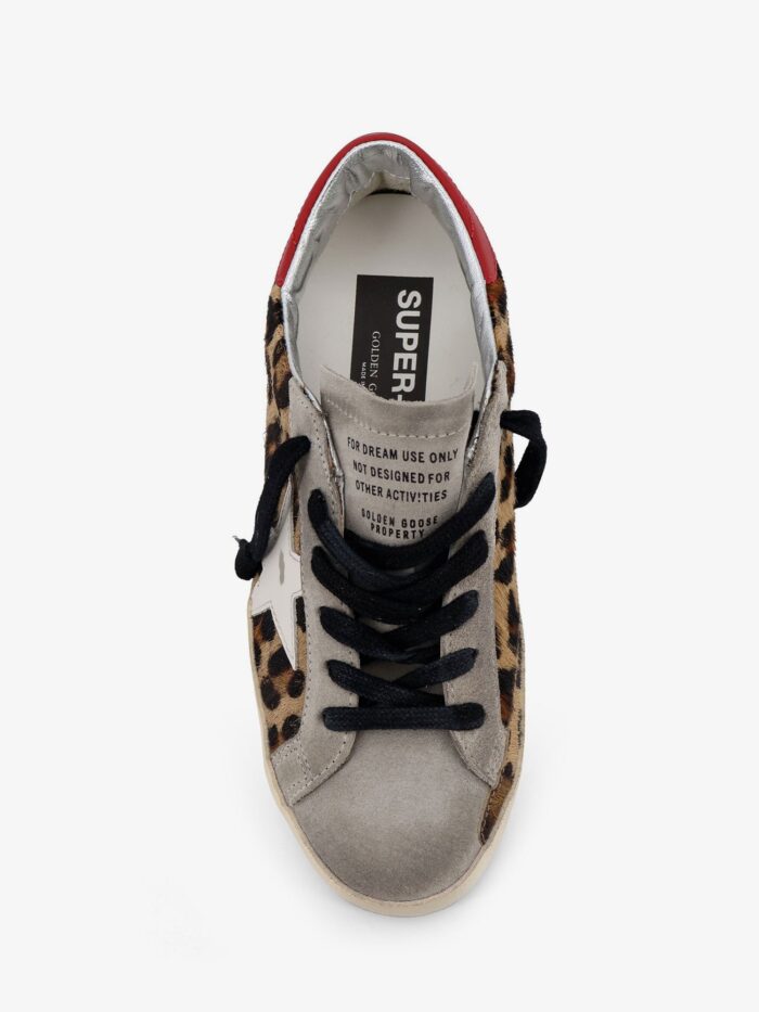 Golden Goose Deluxe Brand Super Star Sneaker With Animal Print