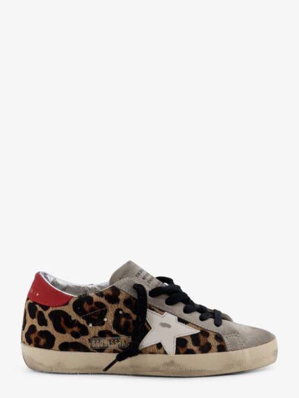 Golden Goose Deluxe Brand Super Star Sneaker With Animal Print