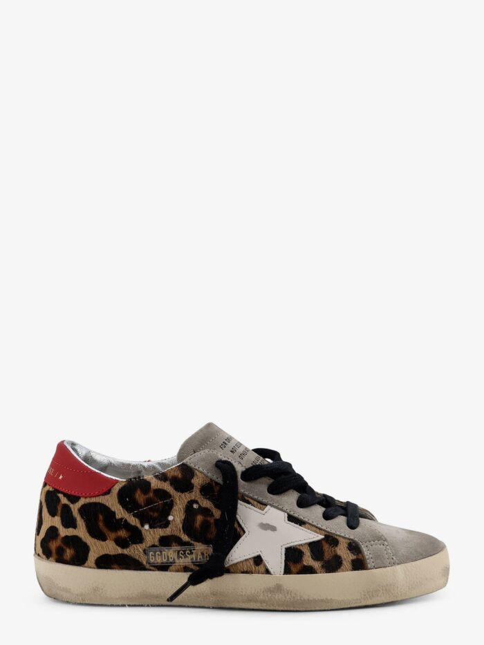 golden goose deluxe brand super star sneaker with animal print Golden Goose Deluxe Brand Super Star Sneaker With Animal Print
