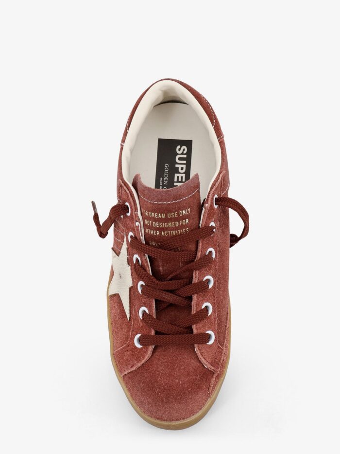 Golden Goose Deluxe Brand Super Star Suede Sneakers With Logo On The Side