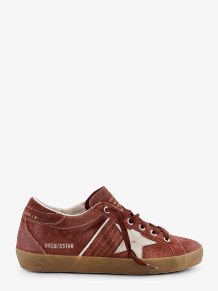 Golden Goose Deluxe Brand Super Star Suede Sneakers With Logo On The Side