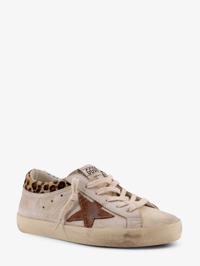 Golden Goose Deluxe Brand Super Star With List Leather Sneakers