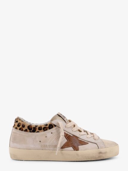 Golden Goose Deluxe Brand Super Star With List Leather Sneakers