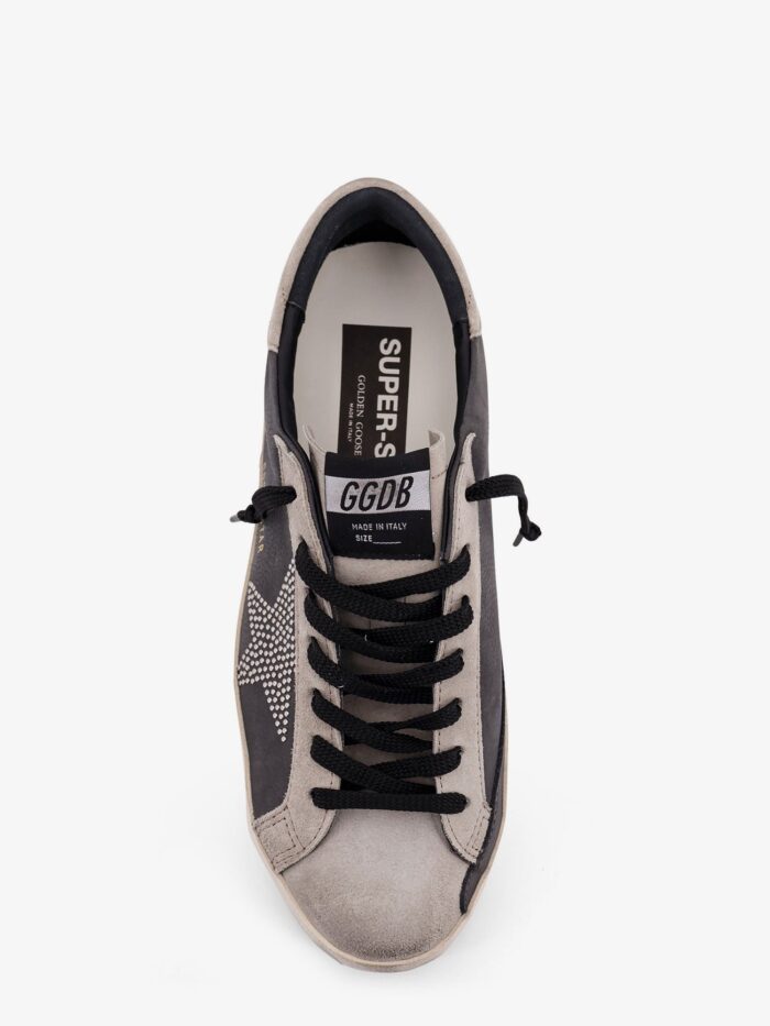 Golden Goose Deluxe Brand Superstar Leather Sneakers With Side Logo