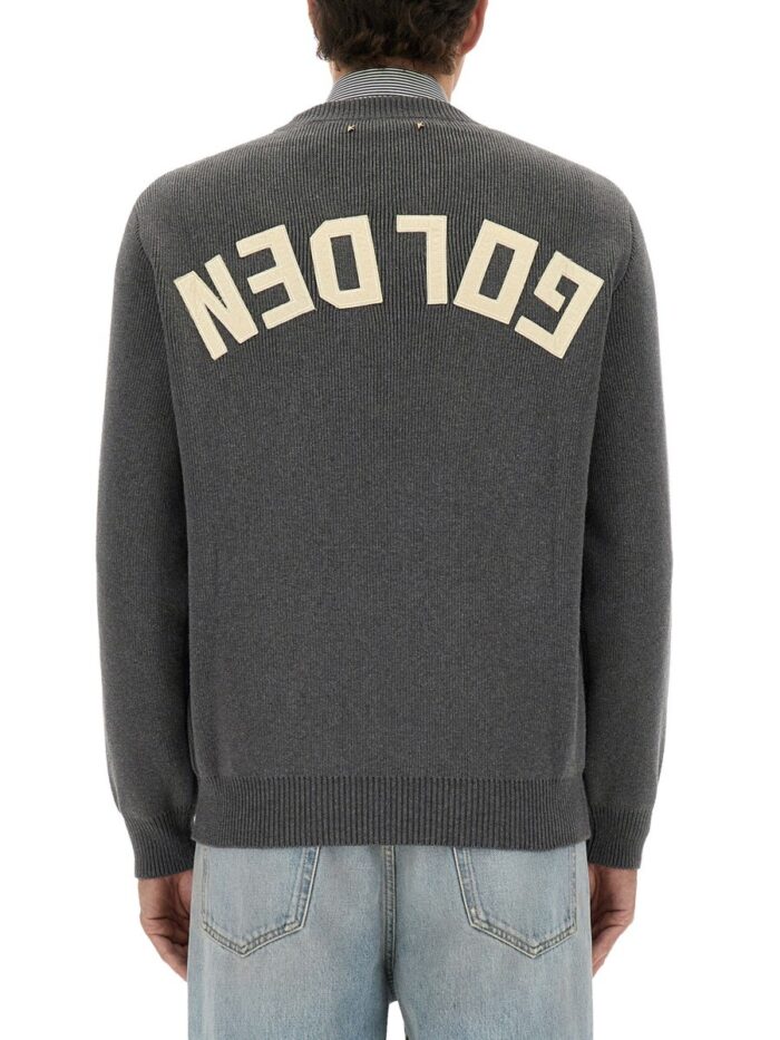 Golden Goose Deluxe Brand SWEATER WITH WRITING ON THE BACK