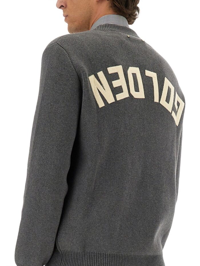 Golden Goose Deluxe Brand SWEATER WITH WRITING ON THE BACK