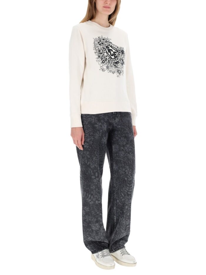 golden goose deluxe brand sweatshirt with embroidery Golden Goose Deluxe Brand SWEATSHIRT WITH EMBROIDERY