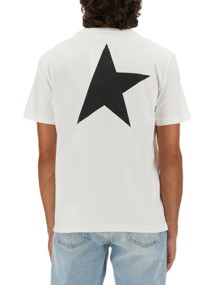 Golden Goose Deluxe Brand T-SHIRT CON STAMPA LOGO
