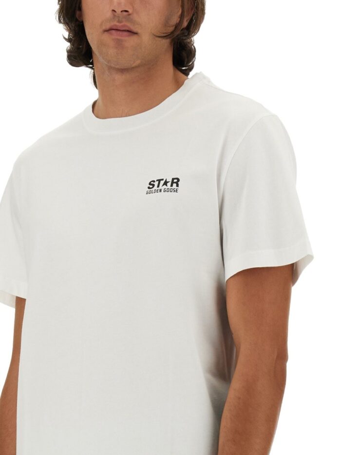 Golden Goose Deluxe Brand T-SHIRT CON STAMPA LOGO