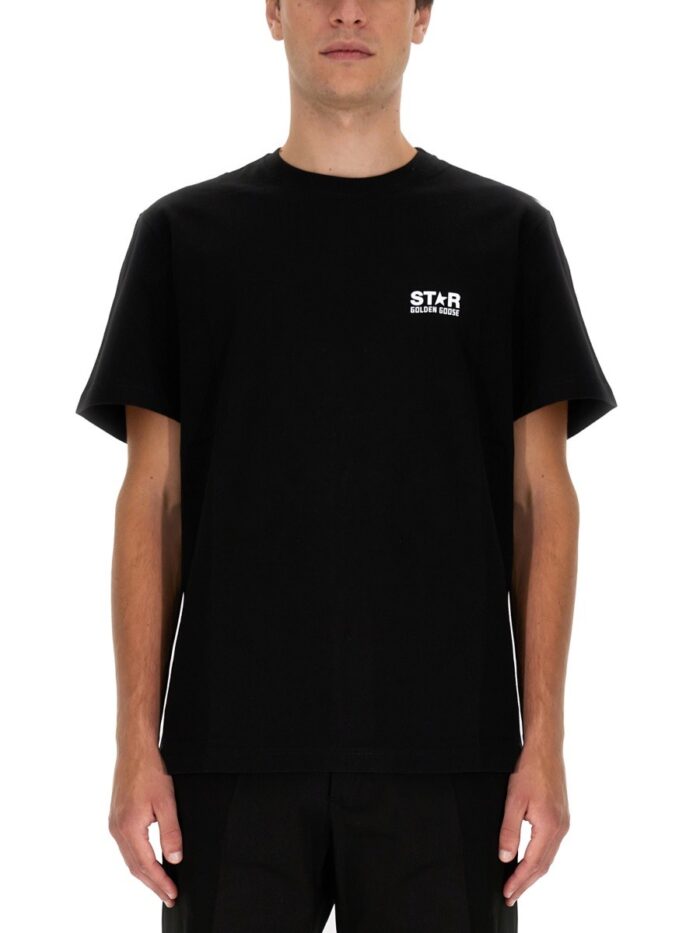 Golden Goose Deluxe Brand T-SHIRT CON STAMPA LOGO