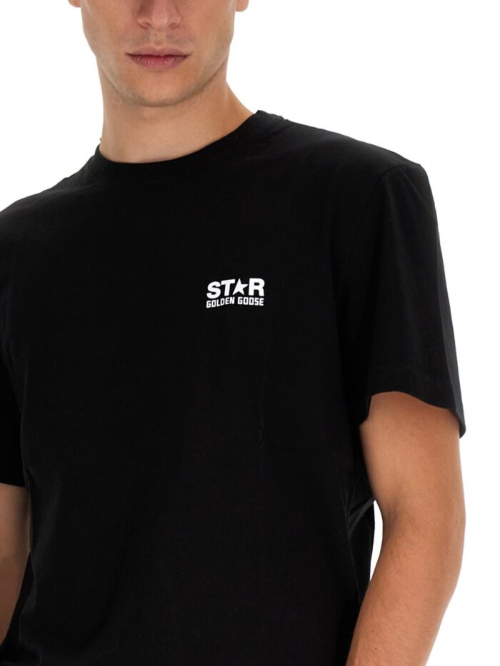Golden Goose Deluxe Brand T-SHIRT CON STAMPA LOGO