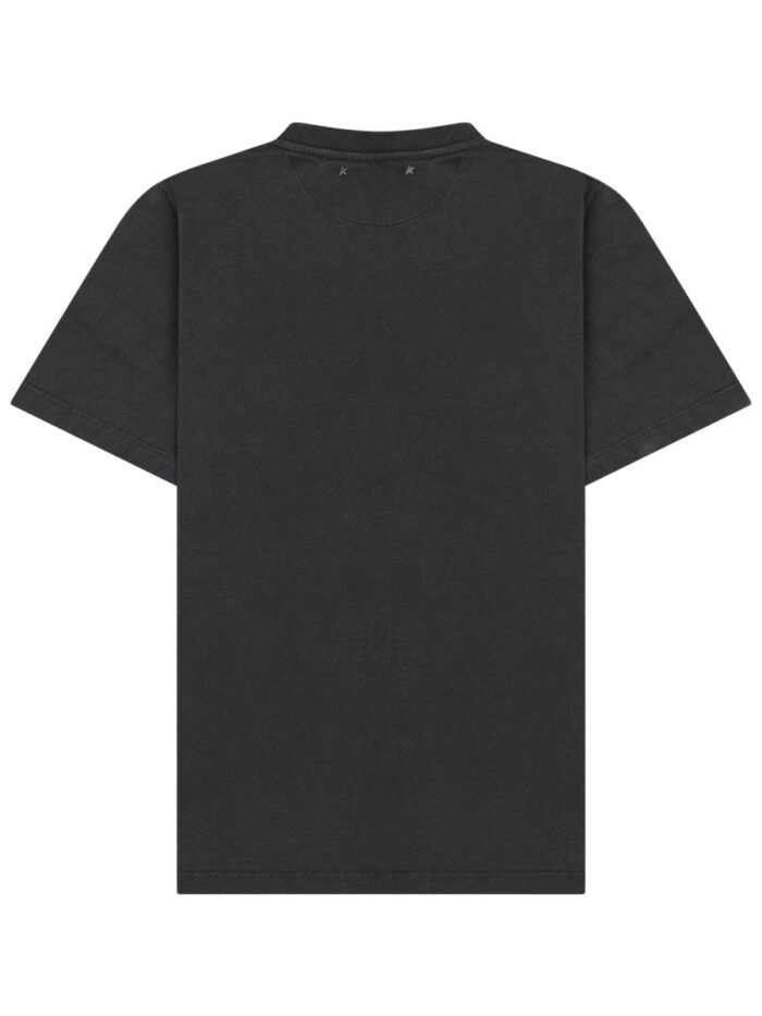 Golden Goose Deluxe Brand T-SHIRT IN JERSEY DISTRESSED CON LOGO