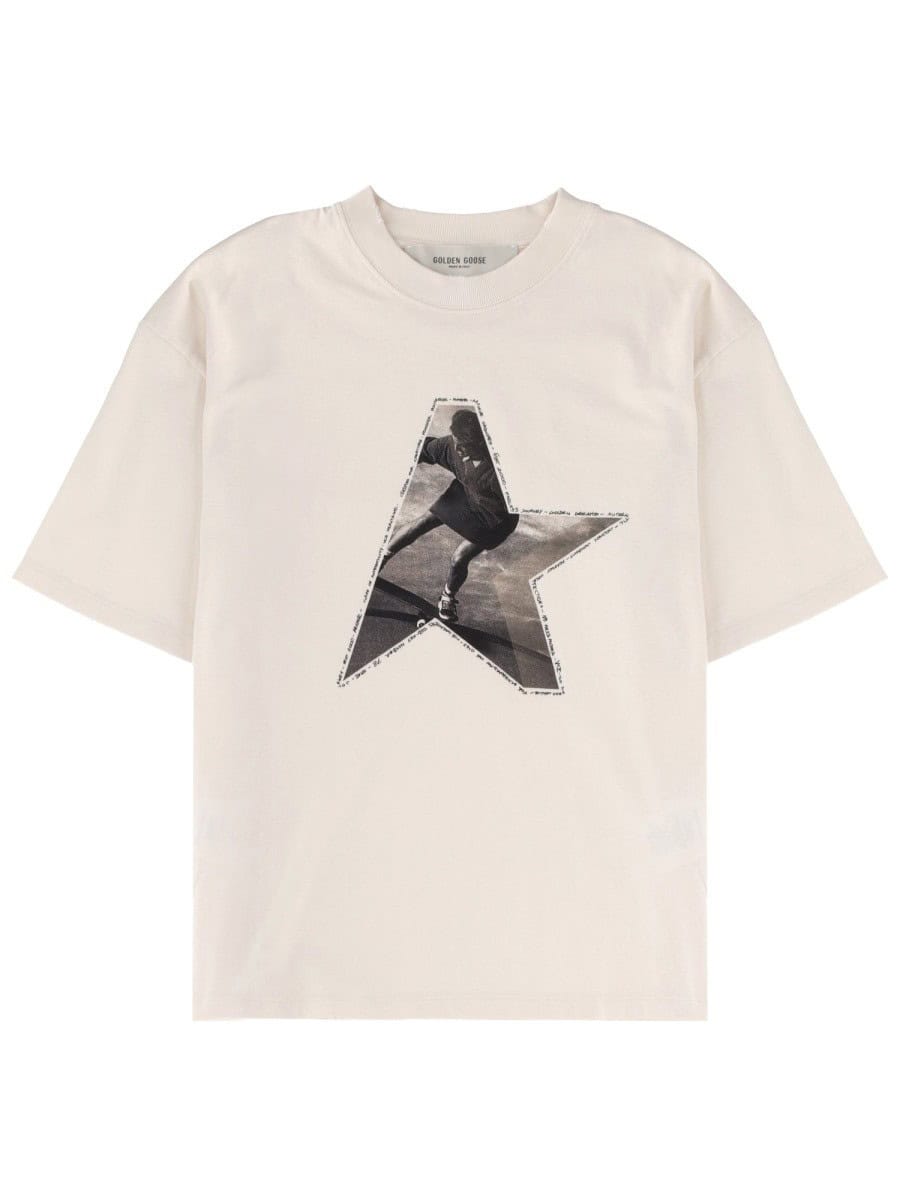 Golden Goose Deluxe Brand T-SHIRT WITH LOGO