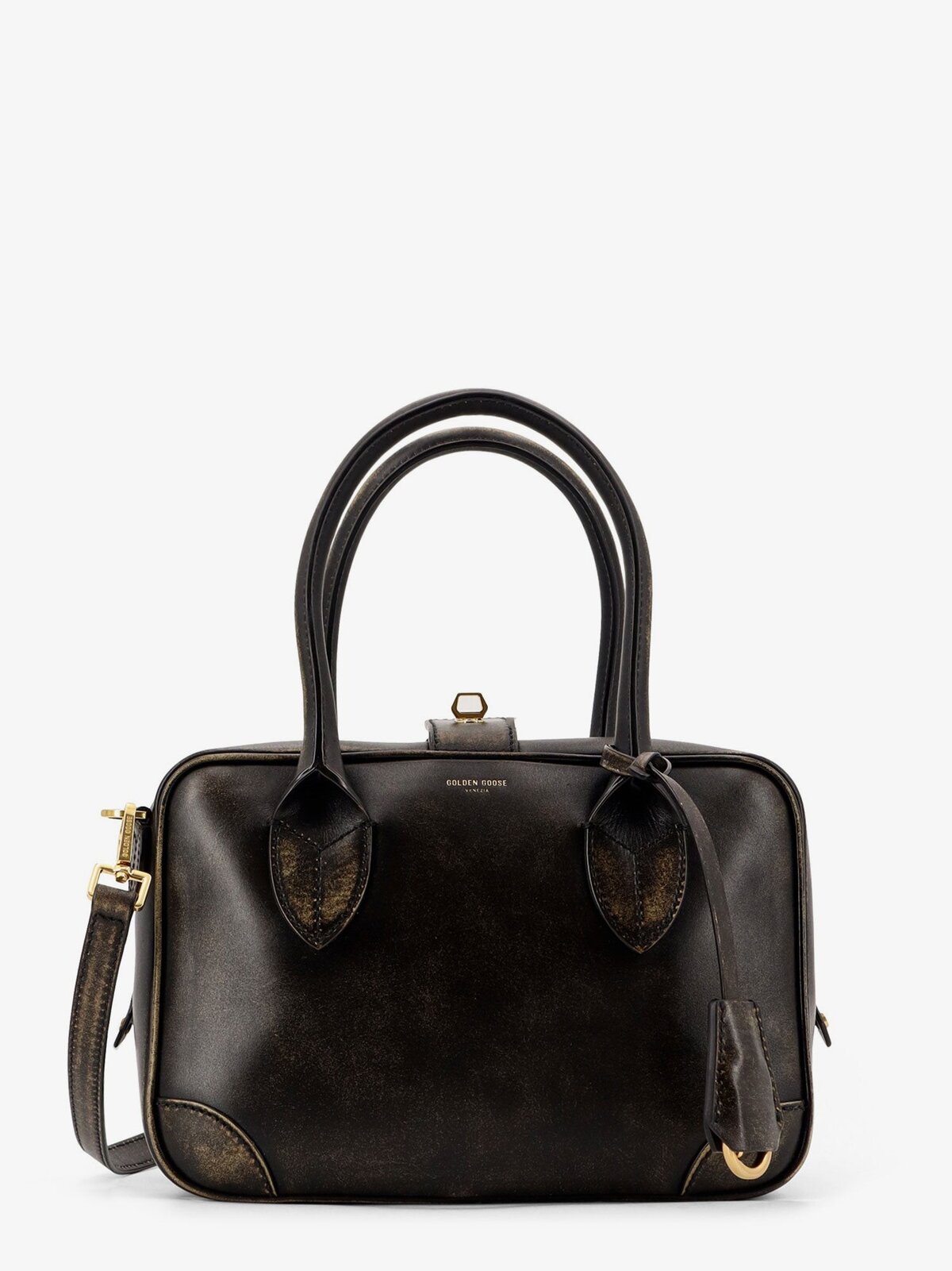 Golden Goose Deluxe Brand Vita Vintage Leather Crossbody Bag